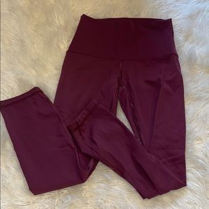 Maroon Lululemon Wunder Under